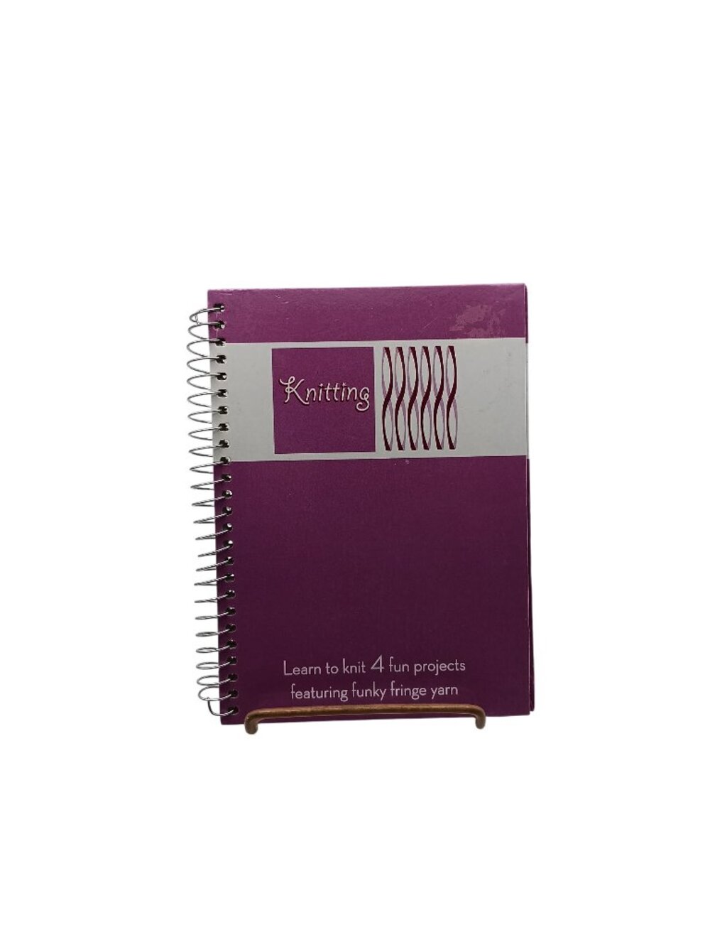 Knitting Project Book with Funky Fringe Yarn Patterns